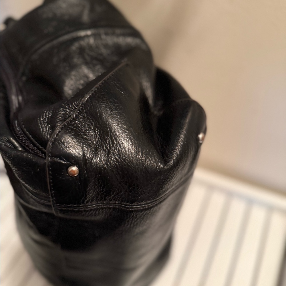 Aimee Kestenberg Black Leather Tote - Picture 4 of 10